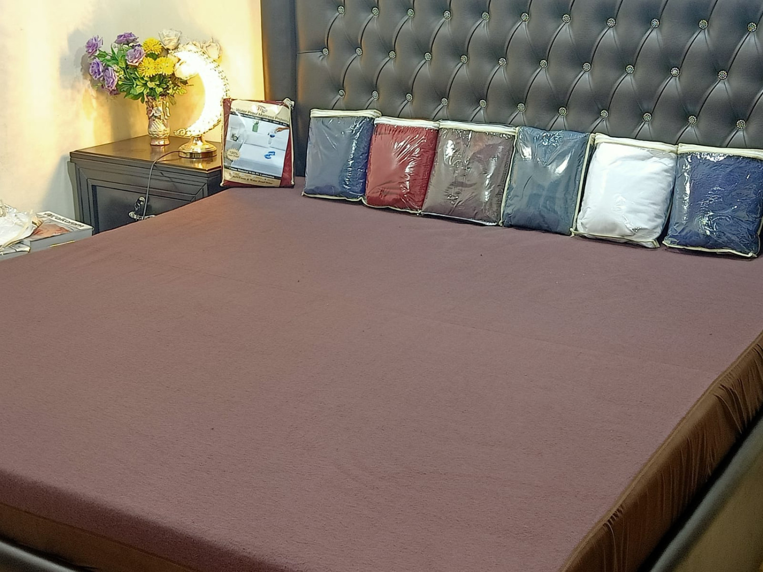 High Quality Terry Cotton  King Size Waterproof Matters Cover